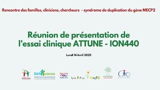 Rencontre Familles Cliniciens Chercheurs - Syndrome de duplication du gène MECP2