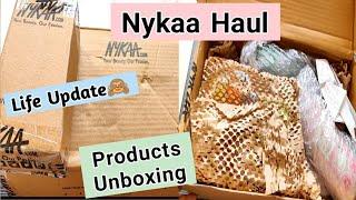 Nykaa Haul Unboxing || Life Update with Products first impression video || Sunaina Kapur ||