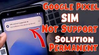 NEW! Google Pixel 3/3xl 3A/3aXl SIM Card isn't Supported Network Unlock any Carrier FREE 2023