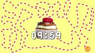 10-Minute Countdown Timer with an Explosive Surprise - Watch an Epic Cake Explosion at the End!