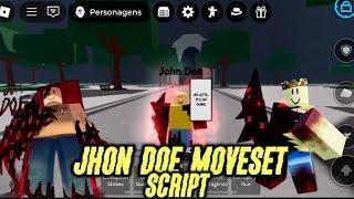 *NEW* 🟡JHON DOE MOVESET SCRIPT OP | HABILITY 5 | CUSTOM | VFX | SFX