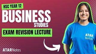 HSC Year 12 Business Studies Exam Revision Lecture