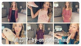 huge try on haul | fall clothing fashion trends 2017  | brianna k