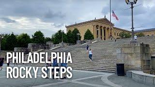 Rocky Steps Walking Tour - Running Up Stairs in Philadelphia, Pennsylvania