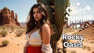 [4K] Sweet Indian AI Lookbook- Rocky Oasis