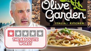 Italian Chef Reviews OLIVE GARDEN Menu