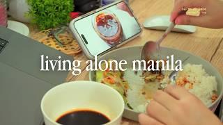 making meals for one, trying new recipes ― living alone in the philippines, home cooking vlog