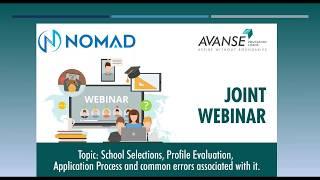 U S  Admission & Loan Process presented by Nomad Credit & Avanse