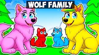 Having a WOLF FAMILY in Roblox!