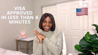 How I got my F1 VISA APPROVED in less than 4 minutes | USA F1 Student Visa Interview Experience