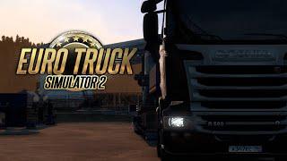 Euro Truck Simulator 2 - Катаю один - Грустно как то, не могу уснуть - Руль Logitech G27