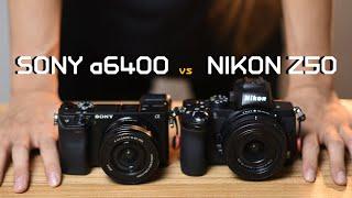 SO SÁNH cực mạnh NIKON Z50 và SONY A6400 || Máy ảnh nhỏ gọn cho người mới || Z50 REVIEW