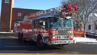 *BRAND NEW* Reading Fire Department Seagrave Ladder 1 Responding With Airhorn