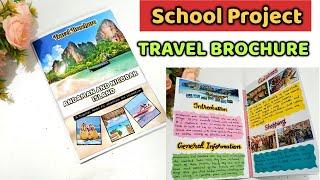 DIY Andaman and Nicobar Island Travel Brochure | School Project Excellence