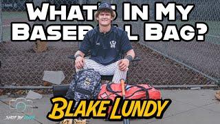 What's In My Baseball Bag? With Catcher Blake Lundy