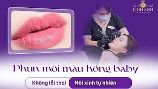 Cấy Môi Diamond Lips Màu Hồng Baby Sau Bong Cực Tự Nhiên, Căng Mọng Như Thạch - Ưu Đãi 65% Chi Phí