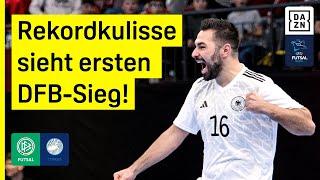 Erste Quali-Punkte! EM-Traum lebt weiter: Deutschland - Zypern | EM-Quali | Futsal | DAZN Highlights