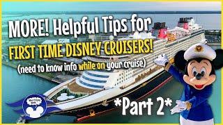 MORE HELPFUL TIPS for Your FIRST DISNEY CRUISE!! Arrival, While on the Ship, & Cruising with Kids!