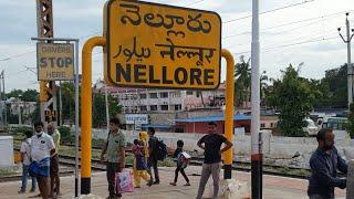 Nellore railway station Andhra Pradesh, Indian Railways Video in 4k ultra HD