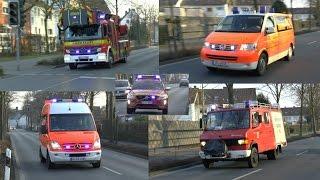 [SCHWERER VERKEHRSUNFALL] Einsatzfahrten Feuerwehr, Rettungsdienst & Polizei Lippstadt / Kreis Soest