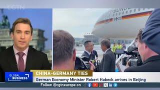 German Economy Minister Robert Habeck lands in Beijing