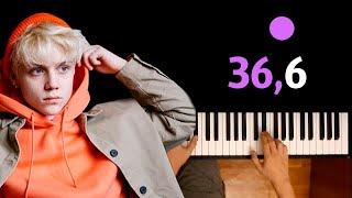 Ваня Дмитриенко - 36,6 ● караоке | PIANO_KARAOKE ● ᴴᴰ + НОТЫ & MIDI