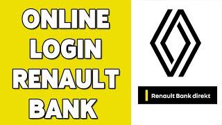 How To Login Renault Bank Online Banking Account 2023 | Renault Bank direkt Online Account Sign In
