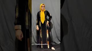 Warna Jilbab Yang Cocok Untuk Gamis Hitam
