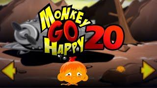 Игра "Счастливая Обезьянка 20" (Monkey GO Happy 20) - прохождение