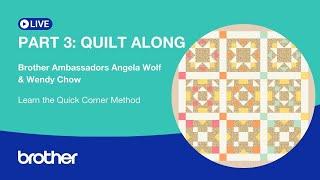 EP 480: Part 3 Spring Serenade Quilt Along ~ Learn the  Quick-Corner Method