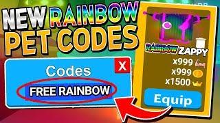 NEW SECRET *FREE* RAINBOW PET CODES in SABER SIMULATOR! (Roblox)