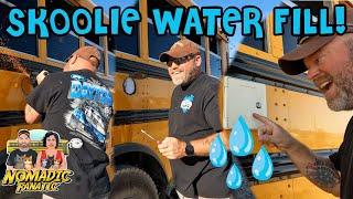 Merry Christmas! Bus Gets Water Fill & Electrical Begins!