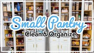 Small Pantry Clean Declutter and Organize | Small Pantry Organization 2022 | Kitchen Pantry
