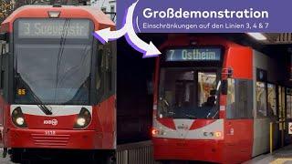 KVB Demonstration in Deutz am 16.11.2024 | (Stadtbahn Köln)