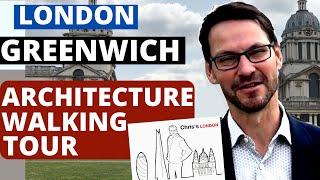 LONDON Walking Tour - GREENWICH, History of Architecture