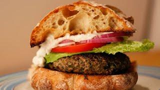 Greek Burgers with Feta Sauce