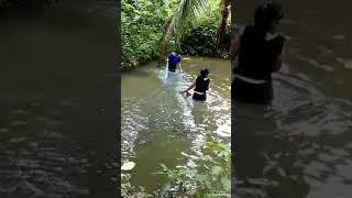 #amazing Ladies Fishing video #fishing from fishpond /#J Lay Channel