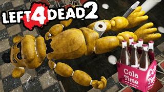 DRUNK GOLDEN FREDDY! | Left 4 Dead 2 (Fnaf Map) #1