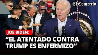 JOE BIDEN condena ATENTADO contra DONALD TRUMP | El Comercio