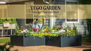 Modern Garden Bed Assembly Tutorial | Vego Garden