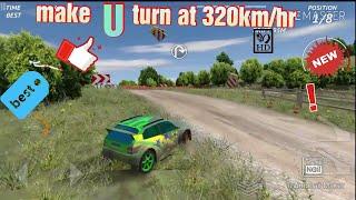 how to make 360° U turn at speed of 320km/hrs in rally fury . play like pro