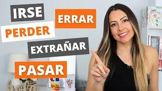 15 Ways to Say 'TO MISS' in Spanish | PERDER vs EXTRAÑAR vs PERDERSE vs ERRAR