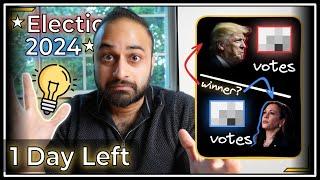 Harris vs. Trump : A Data Scientist's Final Prediction (1 Day To Go)