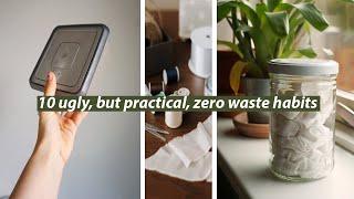 10 ugly sustainability habits pt 2 // realistic zero waste hacks (that are also free)