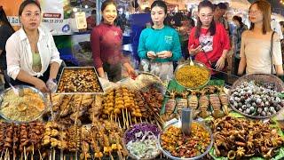 The World of Delicious Street Food at the Weekend | Fried Sausage Rice, Shichoin Soup, Frog & More