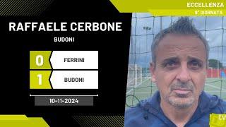 Raffaele Cerbone allenatore Budoni 10-11-2024 - Diario Sportivo