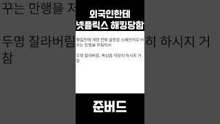 외국인한테 넷플릭스 해킹 당함