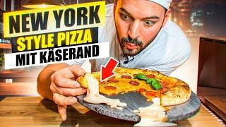 Entdecke das Geheimnis der New York Style Pizza mit Käserand So gelingt dir die beste Pizza