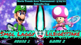 Zelcadia Cup Mario Tennis Aces Tournament - Winners Round 2, Game 2 - smol Laggy vs LilbigestJake