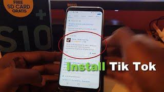 Can't Download Tik Tok from Google Play Android Try This